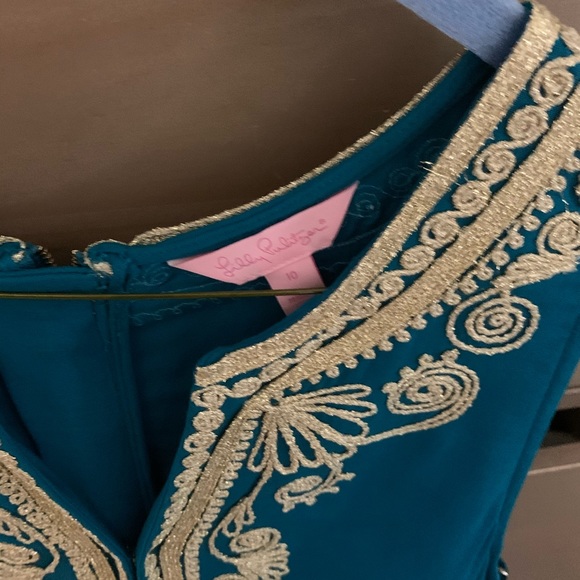 Teal carlotta shift size 10 - Picture 2 of 2